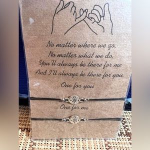 Compass Distance Bracelets for Best Friends Friendship Matching Bracelets for